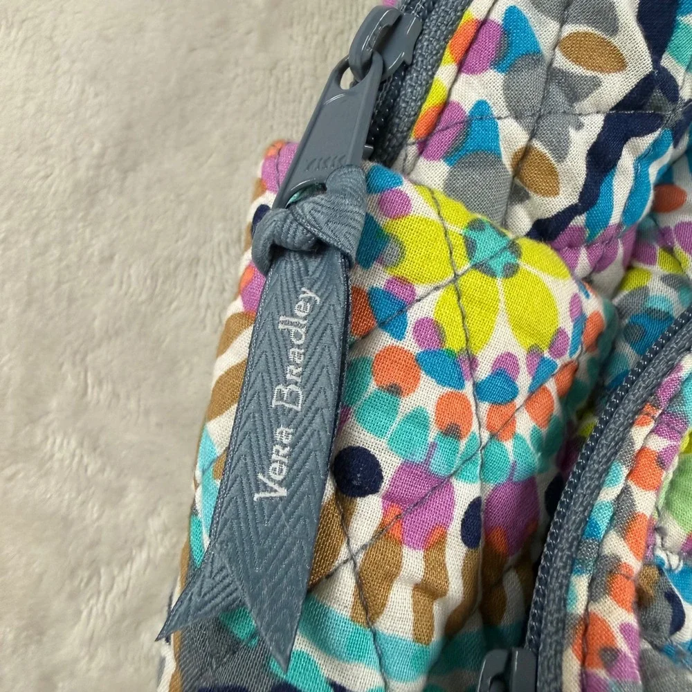 Vera Bradley Sunny Medallion Backpack Wallet Coin Purse Set Quilted Boho 4 piece